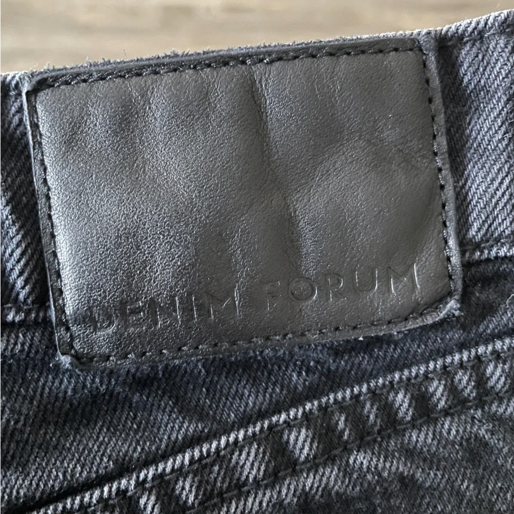 Denim Forum Farrah Curve Fit Hi-Rise Wide Leg Jeans - Picture 4 of 5